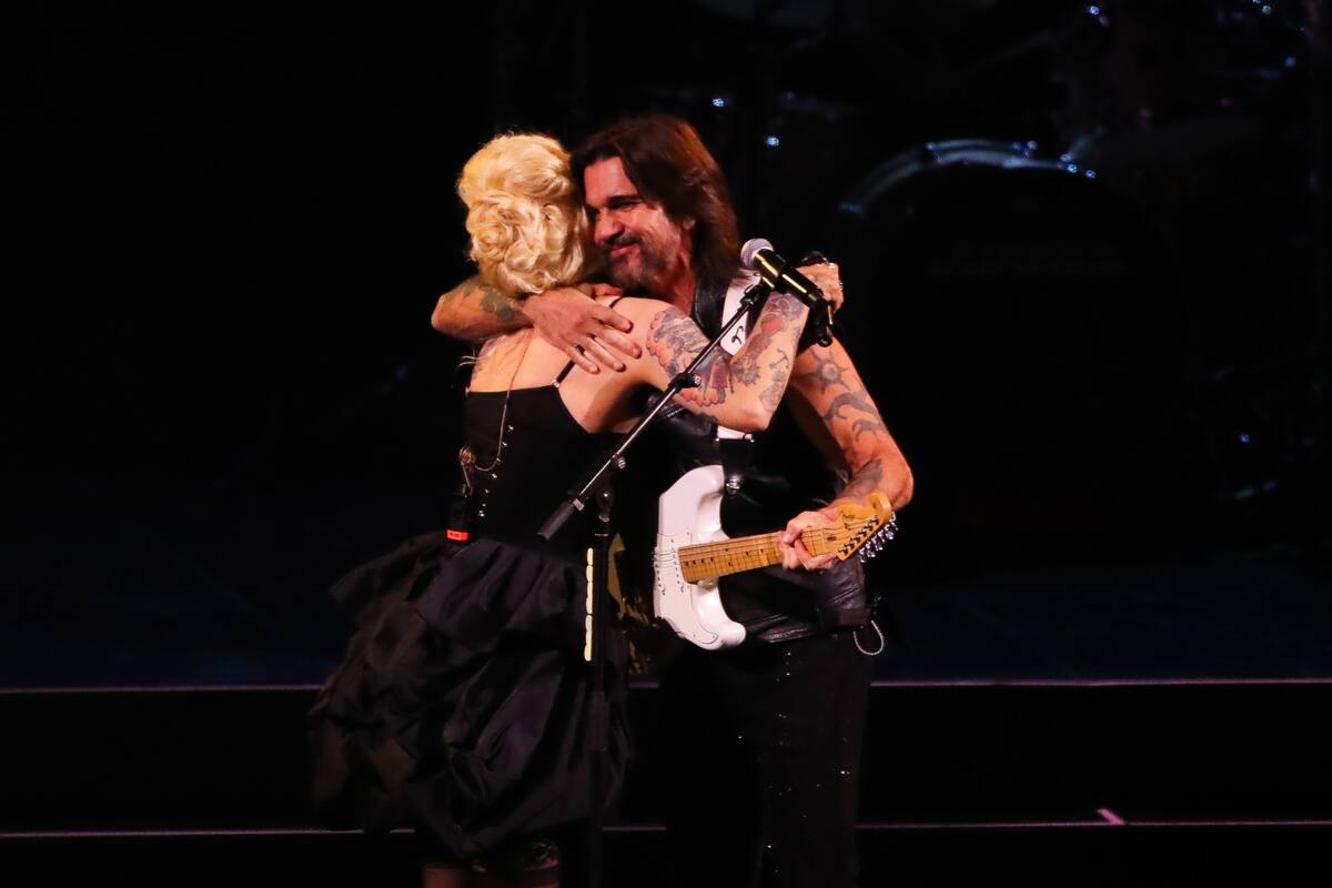 En el show de ella, el colombiano no apareció. Foto: Agencia Aton