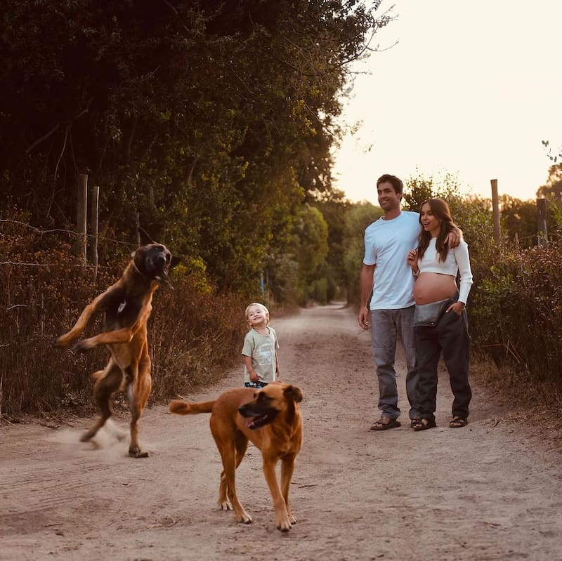 Juanita Ringeling y su familia.
