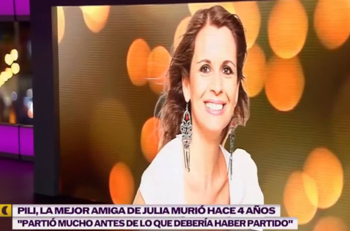 "Me fui a la mier...": La inesperada muerte que marcó la vida de Julia Vial