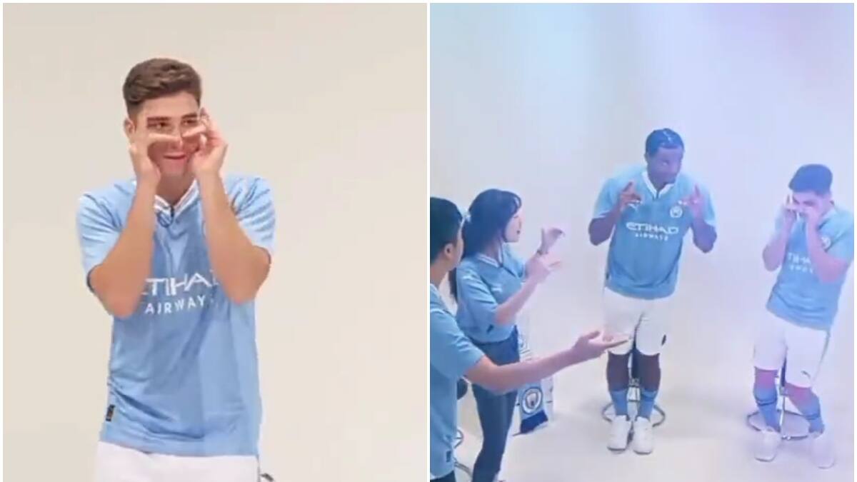 VIDEO | El extraño y cómico momento que vivió Julián Álvarez en Corea del Sur