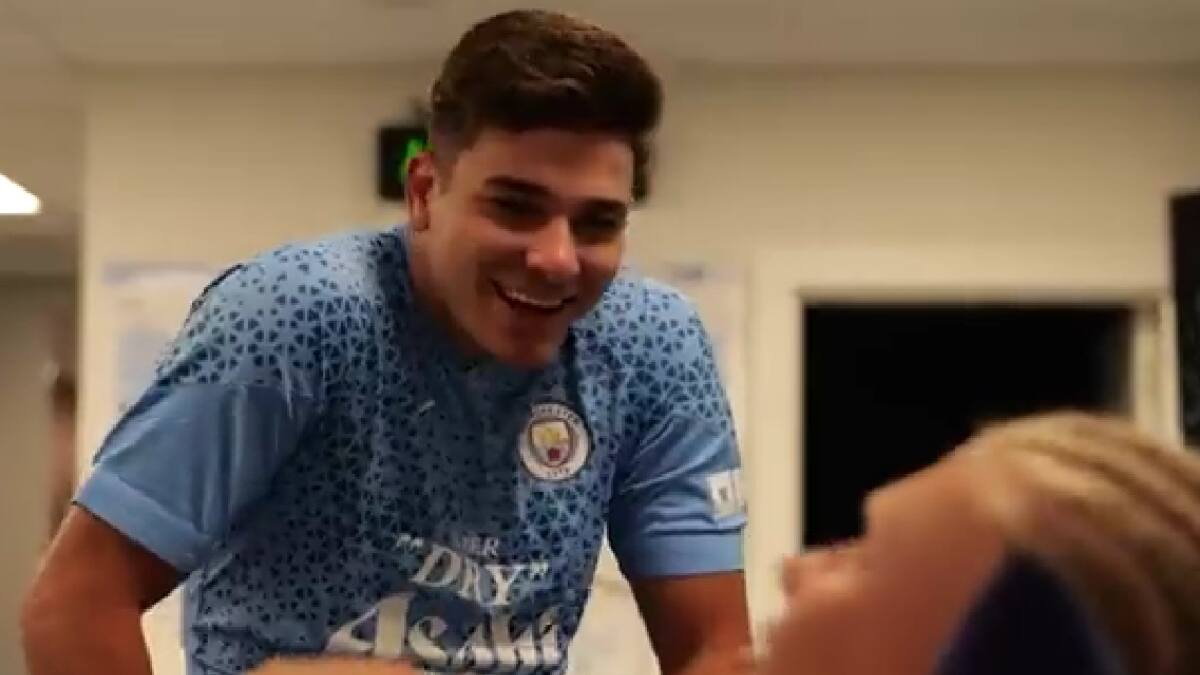 VIDEO | La curiosa charla sobre Argentina que se dio entre Julián Álvarez y Erling Haaland