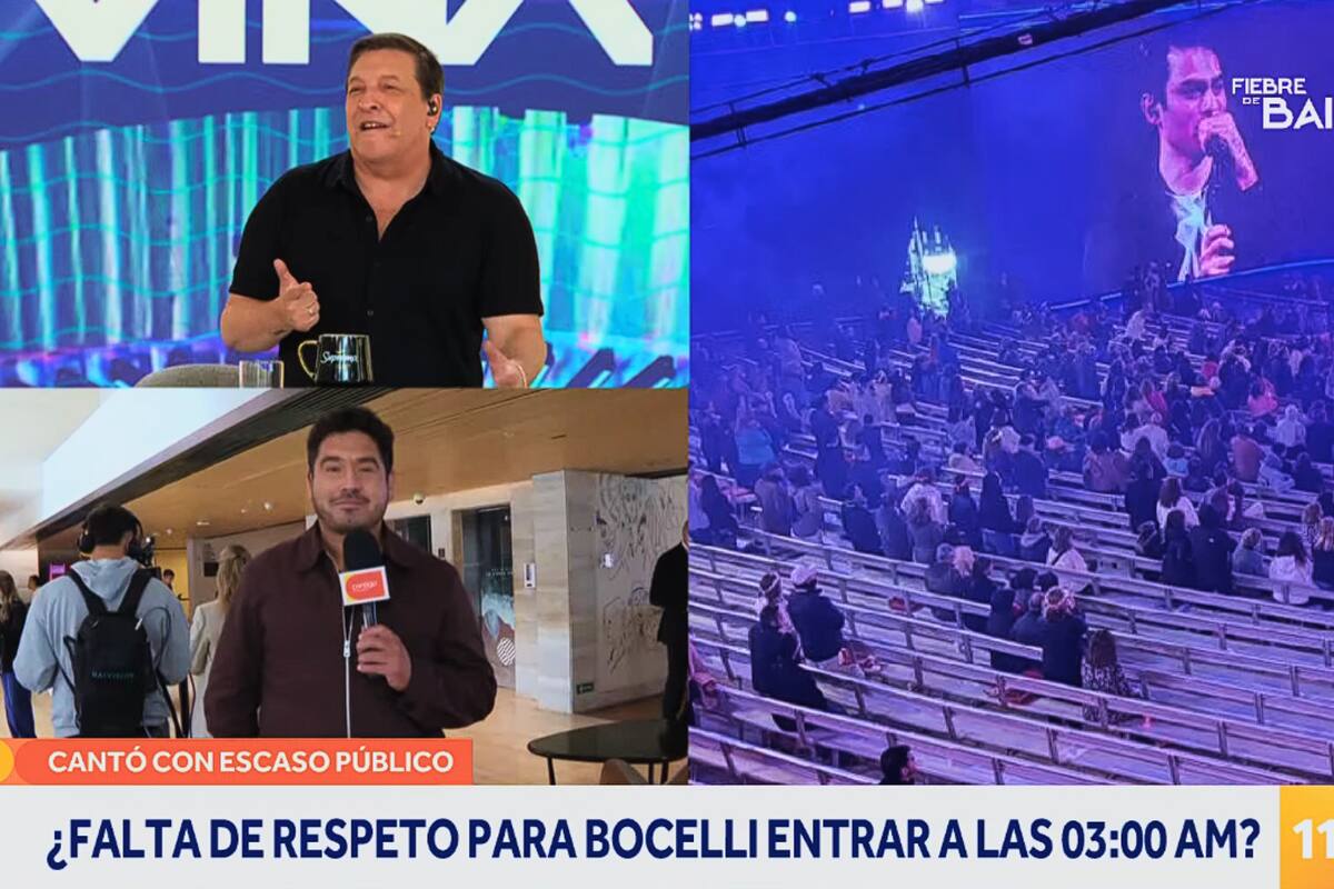 Comentando en el matinal de CHV. Foto: @Chilevision en YouTube.
