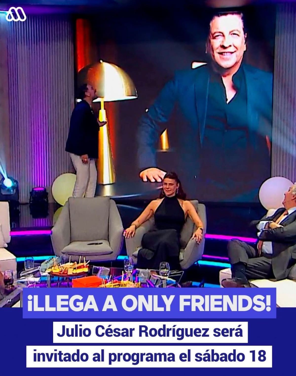 Debutará este sábado 18 de abril en Only Friends por Mega.
Foto: captura @mega.tv Instagram.