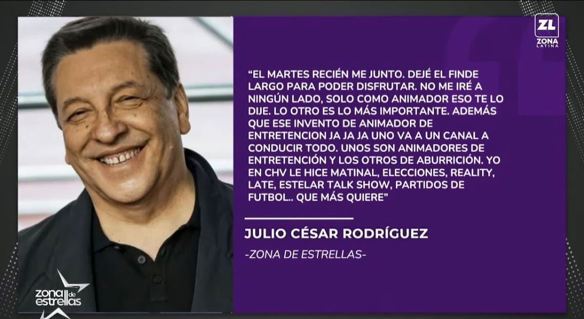 Eventualmente entraría a Mega tras su renuncia a Chilevisión.
Foto: @canalzonalatina