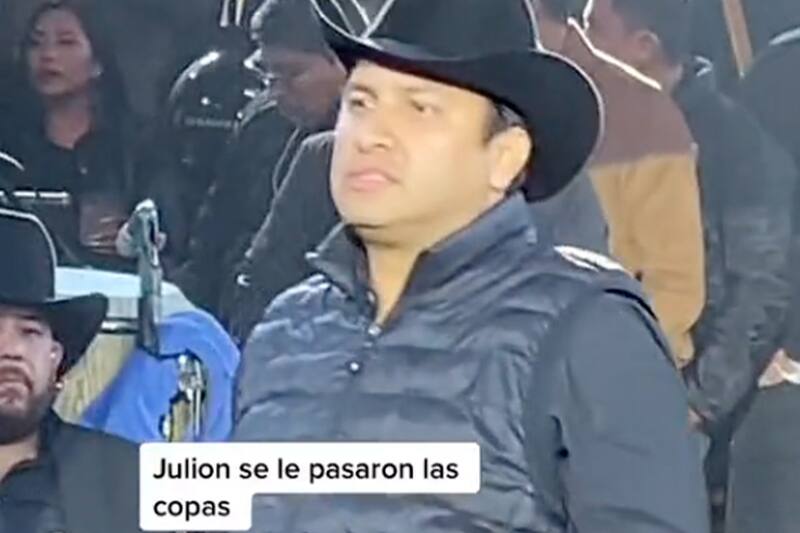 Julión Álvarez VIDEO: Aseguran que Julión Álvarez dio un concierto en estado inconveniente - Créditos: Captura TikTok