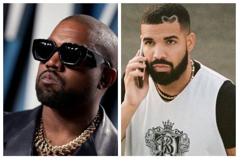 Kanye West y Drake - Créditos: Instagram
