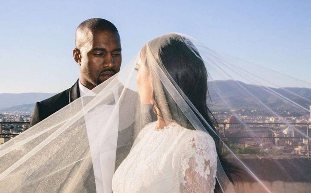 Kanye West y Kim Kardashian En plenos trámites del divorcio, la pareja protagonizó una sorpresiva escena - Créditos: Instagram