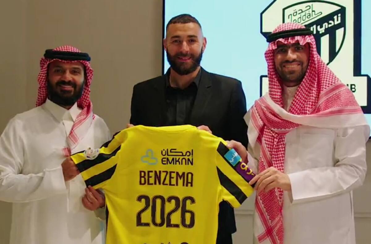 VIDEO | Karim Benzema fue presentado oficialmente en Al Ittihad de Arabia Saudita
