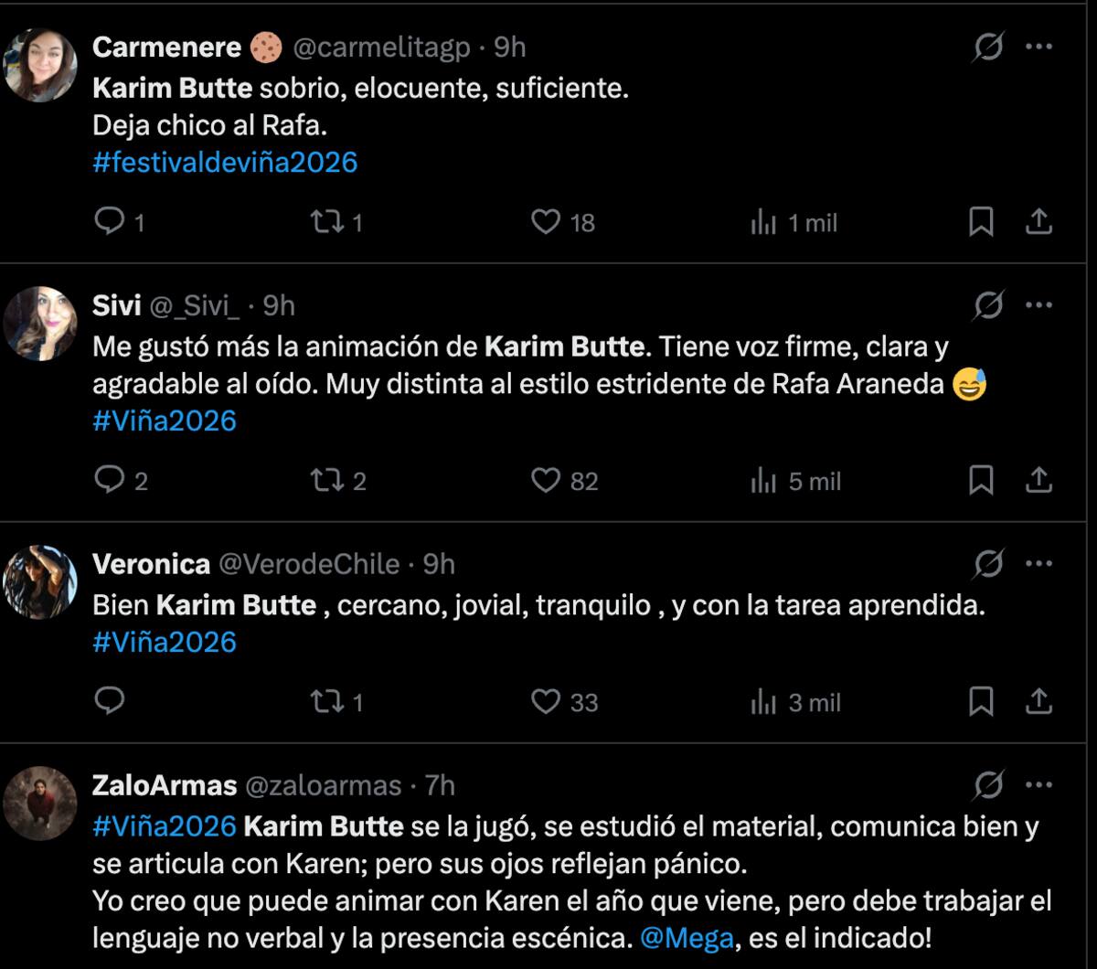 El periodista sumó muchas alabanzas a su desempeño. Foto: X