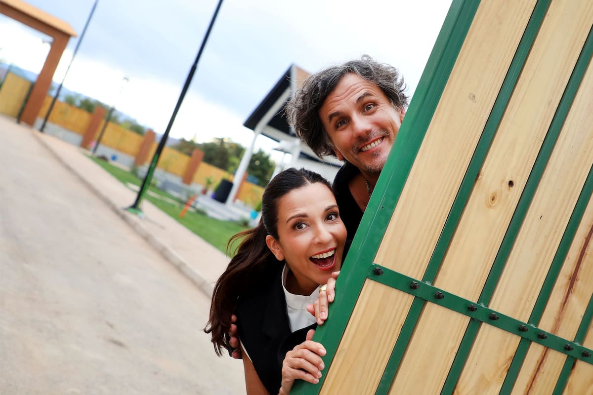 Los animadores le dan la bienvenida a 5 nuevos participantes. Foto: Canal 13.