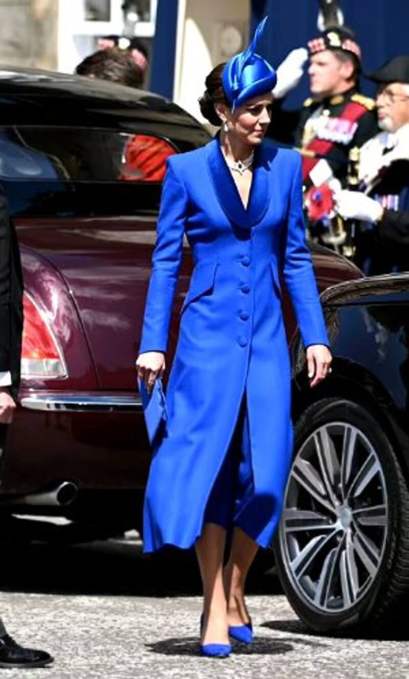 La princesa de Gales deslumbró con su estilismo en la coronación escocesa del rey Carlos y la reina Camilla
