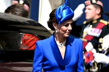 El especial homenaje de Kate Middleton a la reina Isabel en coronación escocesa del rey Carlos