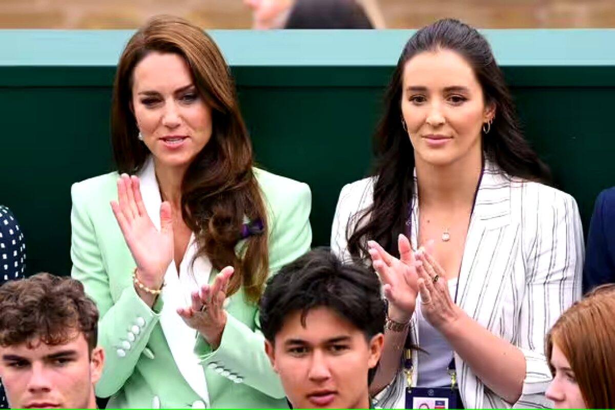 La princesa de Gales acudió por segundo día consecutivo al torneo de Wimbledon