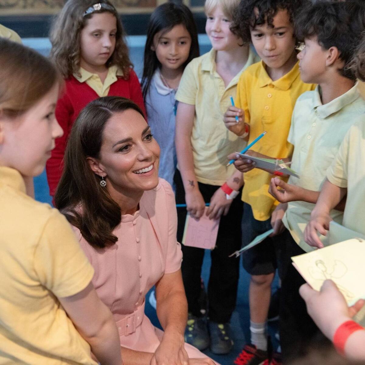 La princesa de Gales visitó el museo Young V&A.
