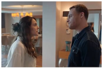 ¡Qué fuerte! Kerem Bürsin recibe dolorosa cachetada de su coprotagonista