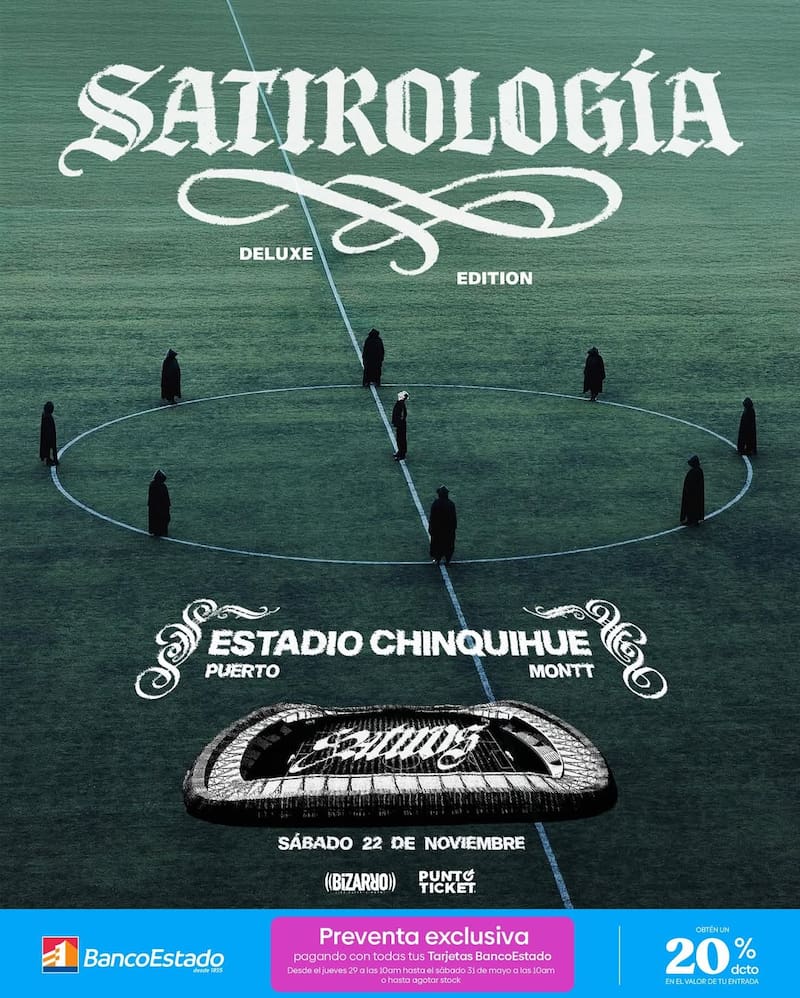 El concierto del artista está totalmente agotado, pero podrá ser visto por TVN.