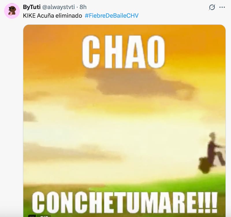 El deportista fue eliminado de Fiebre de Baile.