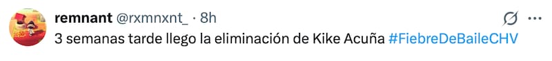 El deportista fue eliminado de Fiebre de Baile.