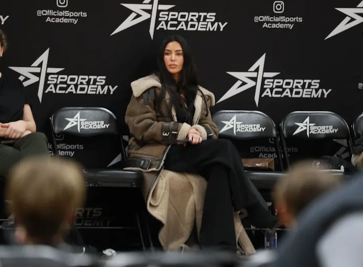 Kim Kardashian durante el último encuentro que tuvo públicamente con Kanye West.