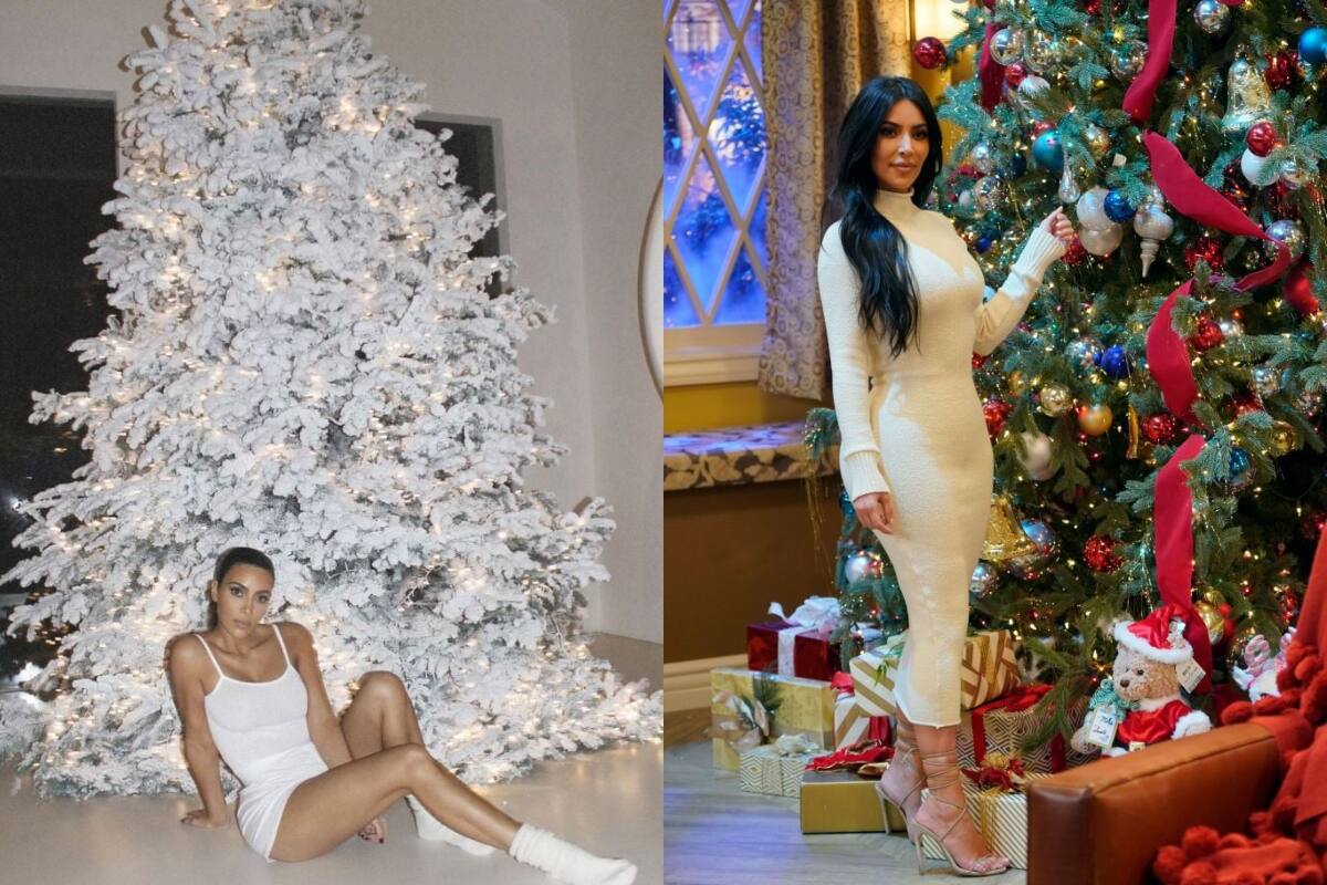 Kim Kardashian ostenta una increible decoración para navidad