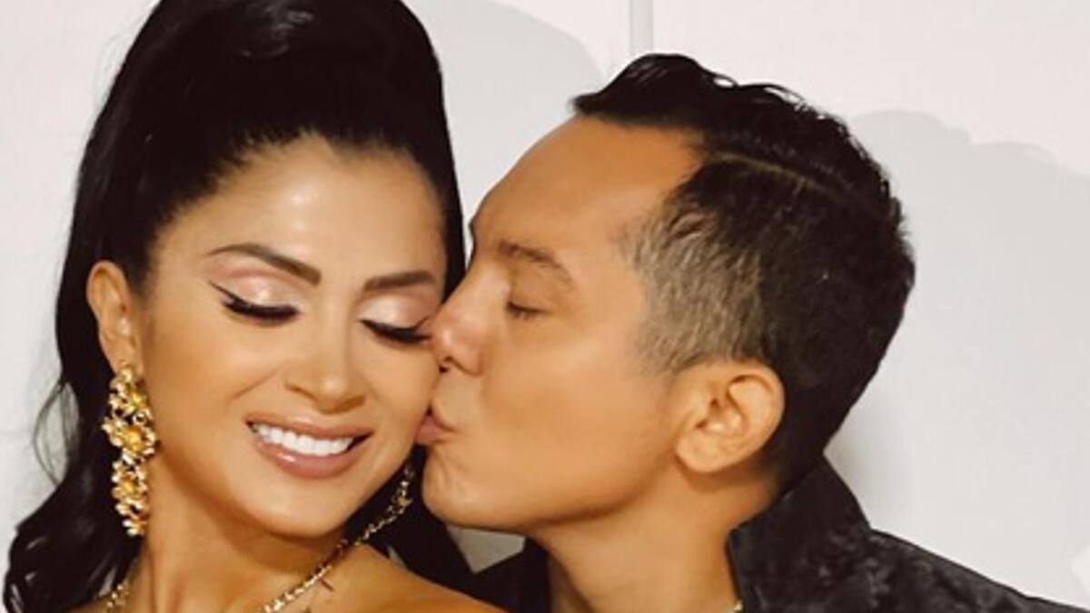 "La casa de los famosos": Kimberly Flores regresa… y de la mano de su esposo Edwin Luna