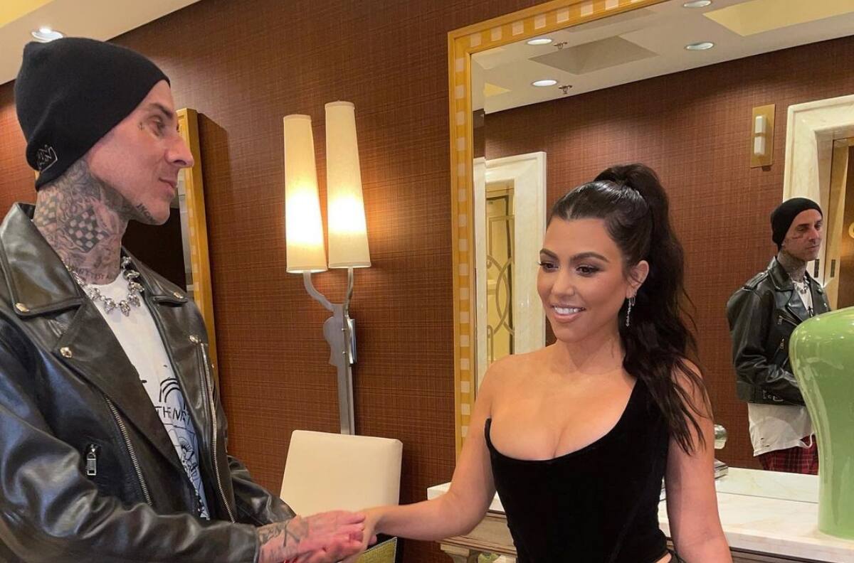 Kourtney Kardashian logró que Travis Barker se subiera a un avión primera vez tras trágico accidente