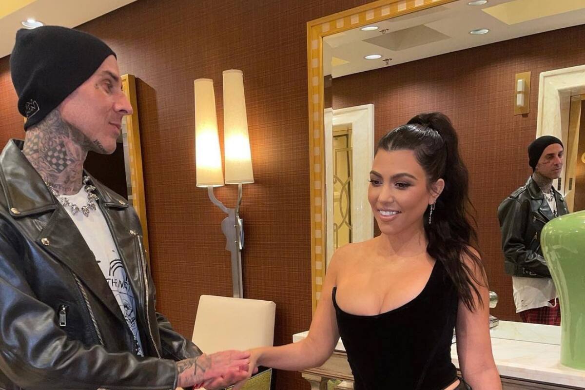 Kourtney Kardashian Viajó con Travis Barker - Créditos: Instagram