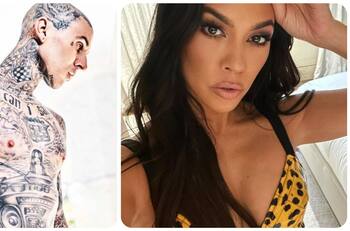 Kourtney Kardashian y Travis Barker en Italia... dejan poco a la imaginación