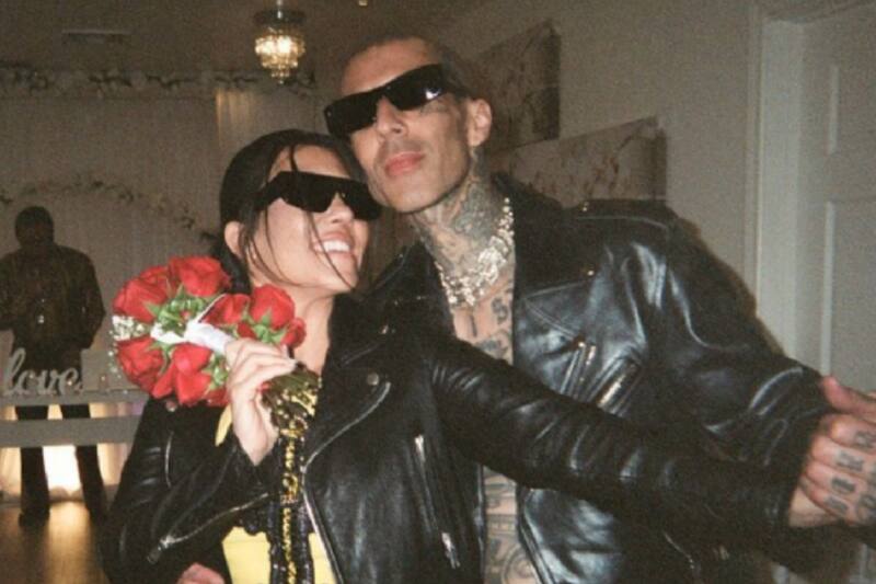 KRAVIS Kourtney Kardashian celebra el primer aniversario de su boda en Las Vegas con Travis Barker - Créditos: instagram