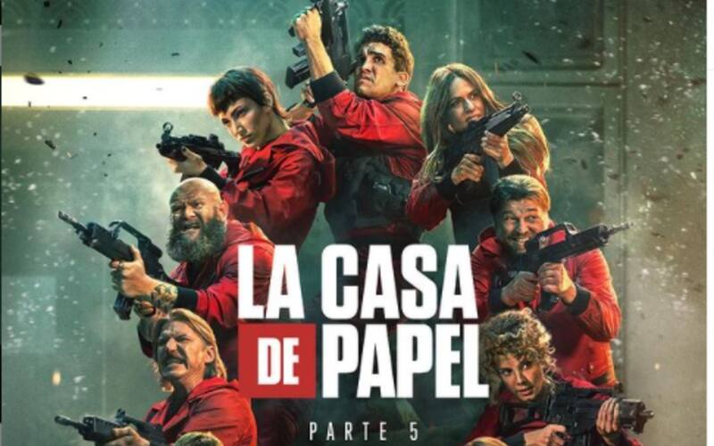 La Casa de Papel Netflix estrenó la Parte 5 de la serie que empezó en 2017 y superó todas las expectativas - Créditos: Instagram @lacasadepapel