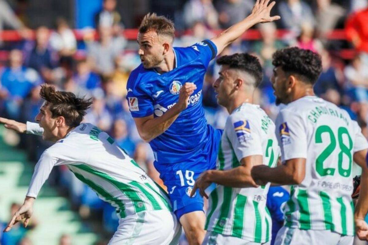 Getafe y Betis igualaron 1-1 en Madrid.