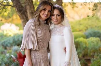 Hija de la Reina Rania: Así fue el impresionante pastel de bodas de siete pisos