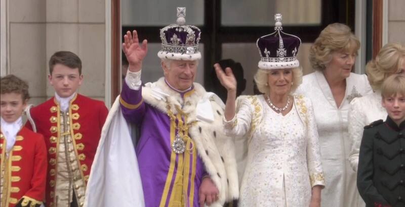 La reina consorte Camila con el Rey Carlos III. - Créditos: The Sun