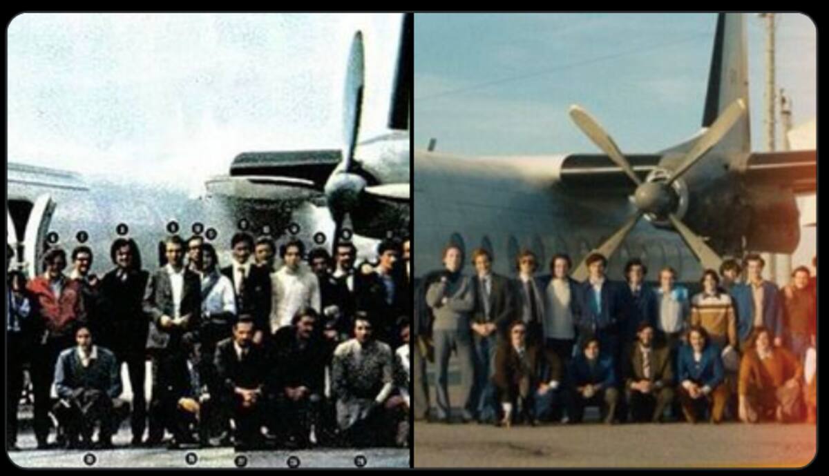 Comparación de la imagen real y ficticia de "La Sociedad de la Nieve".