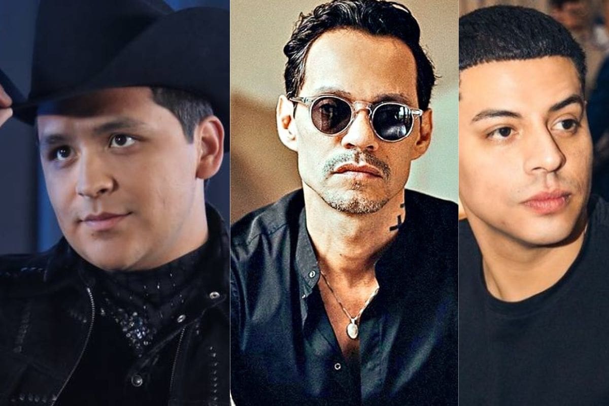 Las celebridades que se han quitado los tatuajes Christian Nodal, Eduin Caz y Marc Anthony - Créditos: Instagram