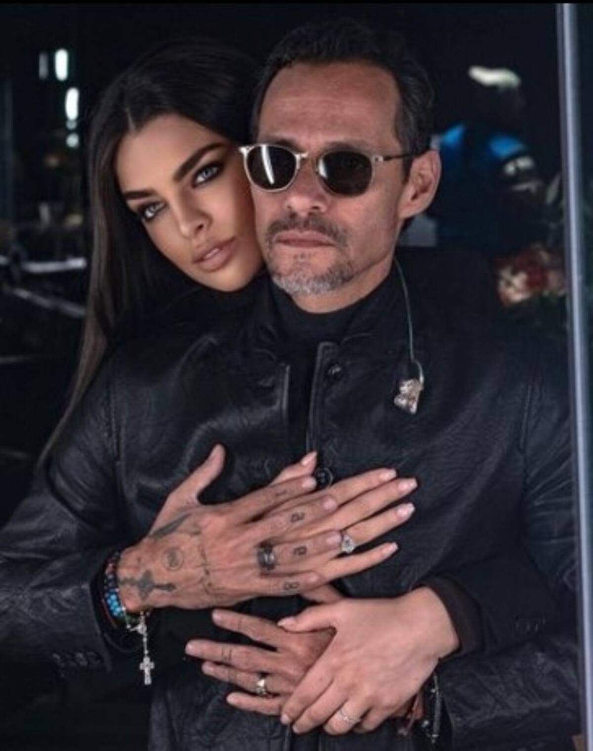 Las horas previas a su boda Marc Anthony y Nadia Ferreira tuvieron un encuentro muy especial Nadia acompañó a Marc en su trabajo antes de la boda - Créditos: Instagram