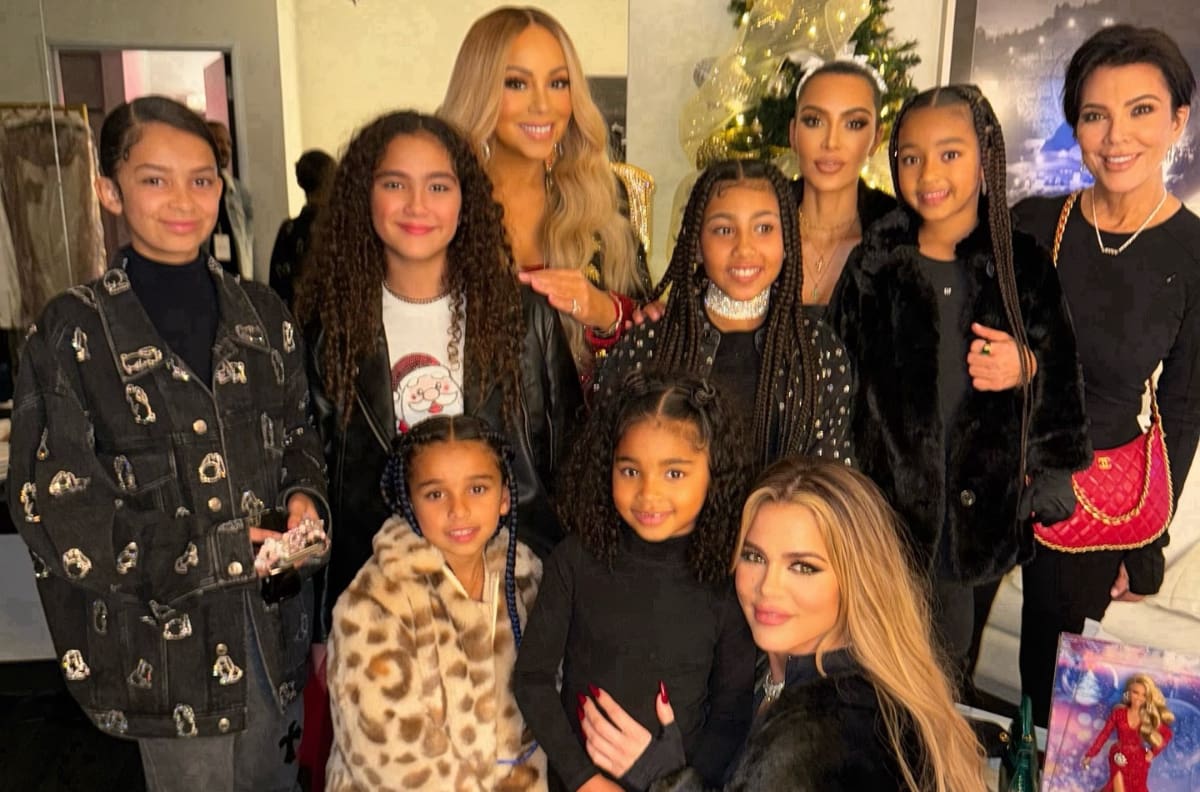 Así disfrutaron las Kardashian-Jenner del último concierto de Mariah Carey