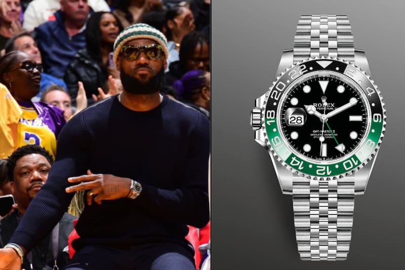 LeBron James El astro de la NBA mostró su reloj de más de 10 mil dólares. - Créditos: Luxury Watch IG