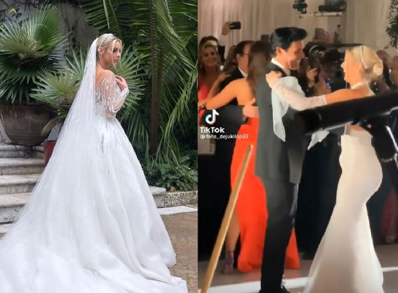 Lele Pons y Chayanne El puertorriqueño disfrutó del matrimonio de sus sobrina. - Créditos: Instagram