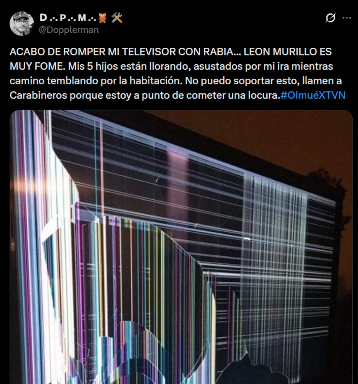 Memes y reacciones de la rutina del comediante.