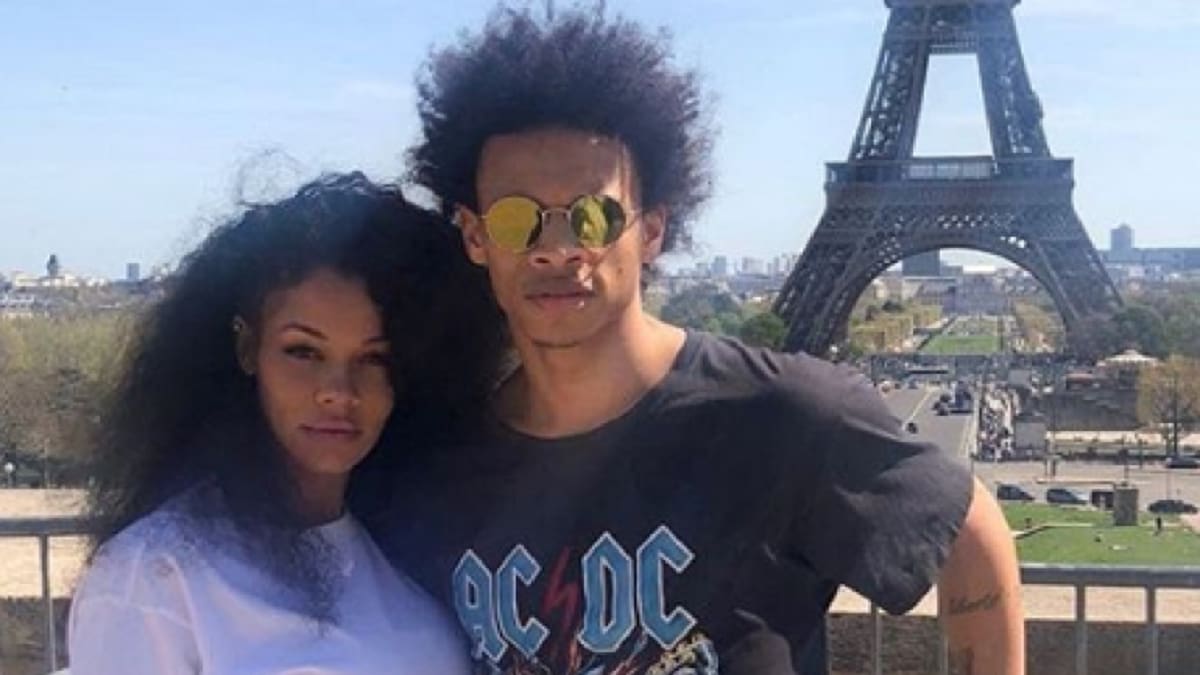 Ella es Candice Brook, la esposa de Leroy Sané que complica su futuro en Bayern Munich