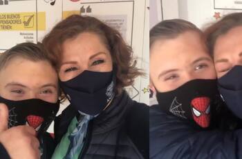 Lety Calderón conmueve hasta las lagrimas a su hijo Luciano