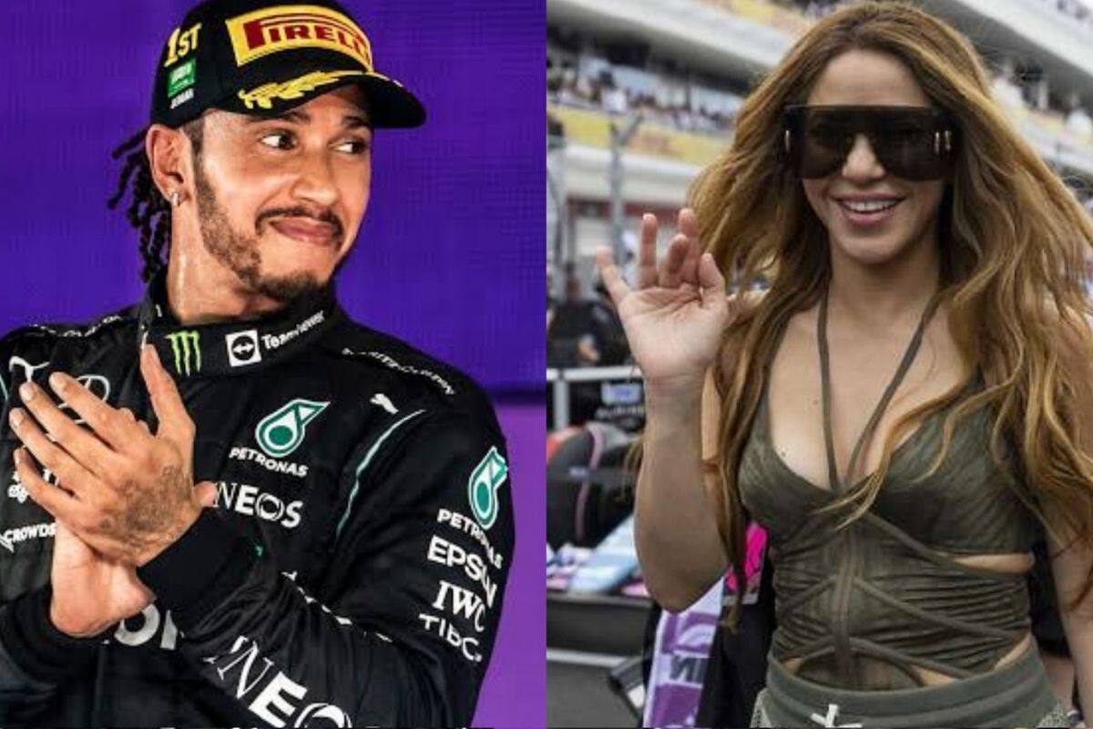 Lewis Hamilton se encuentra molestó con Shakira