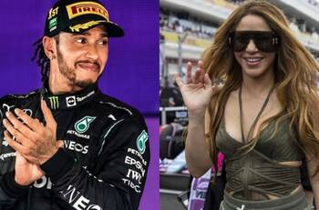 Aseguran que Shakira y Lewis Hamilton tienen una relación abierta