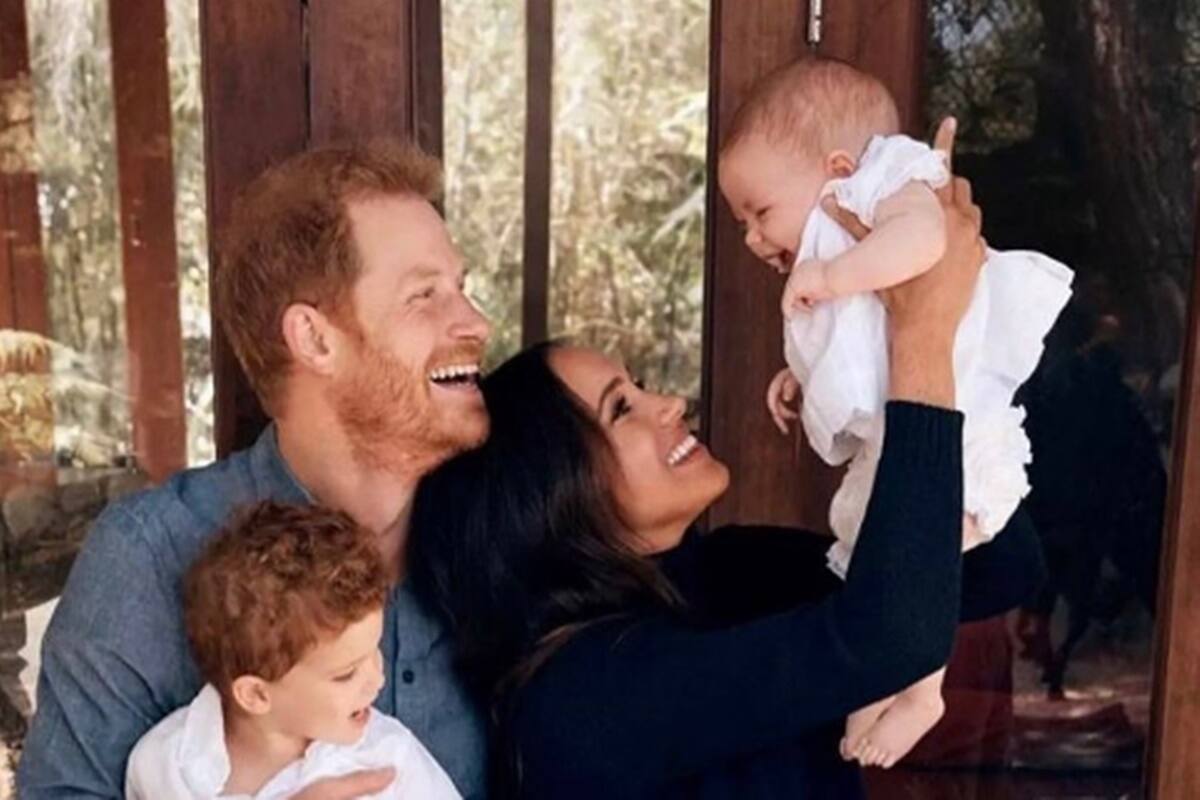 Lilibet y Archie Los duques de Sussex esperan que sus hijos sean tratados igual que los del príncipe y princesa de Gales. - Créditos: Instagram