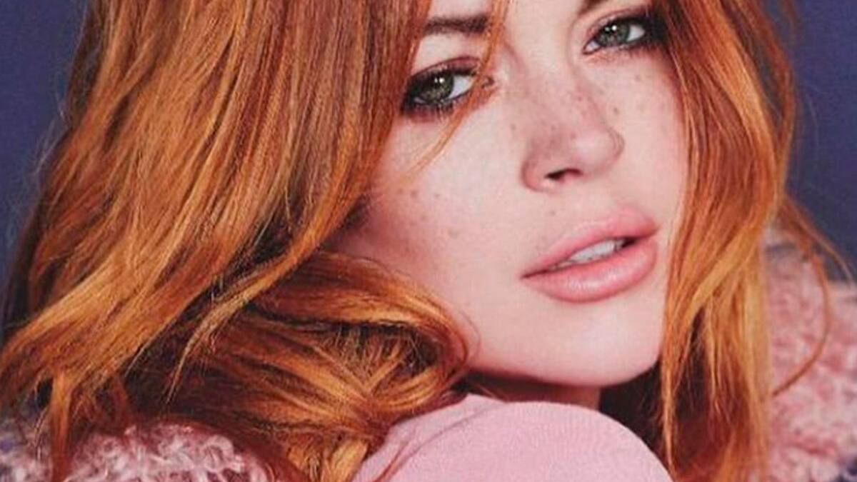 Lindsay Lohan comparte su primera foto embarazada