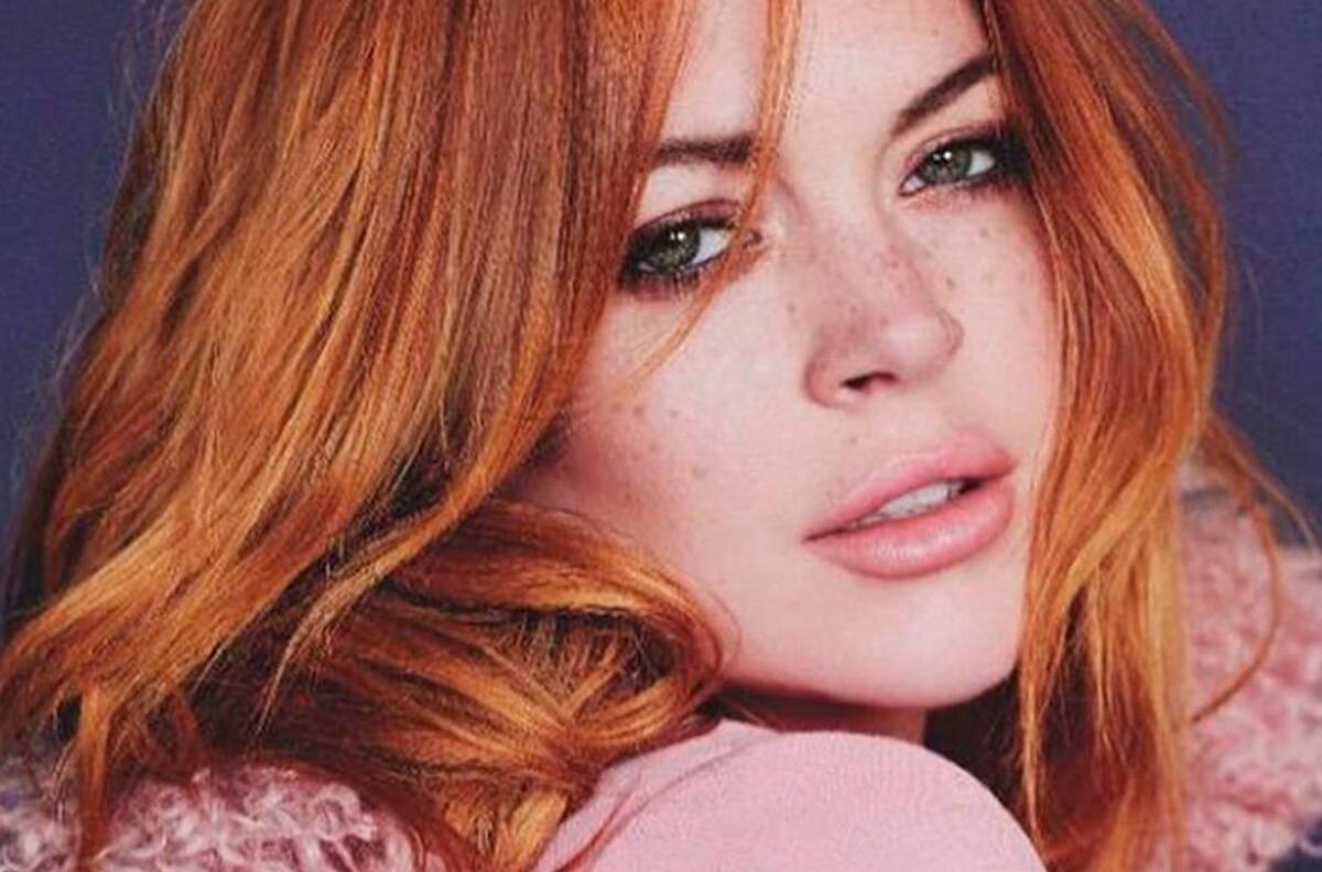 Lindsay Lohan comparte su primera foto embarazada
