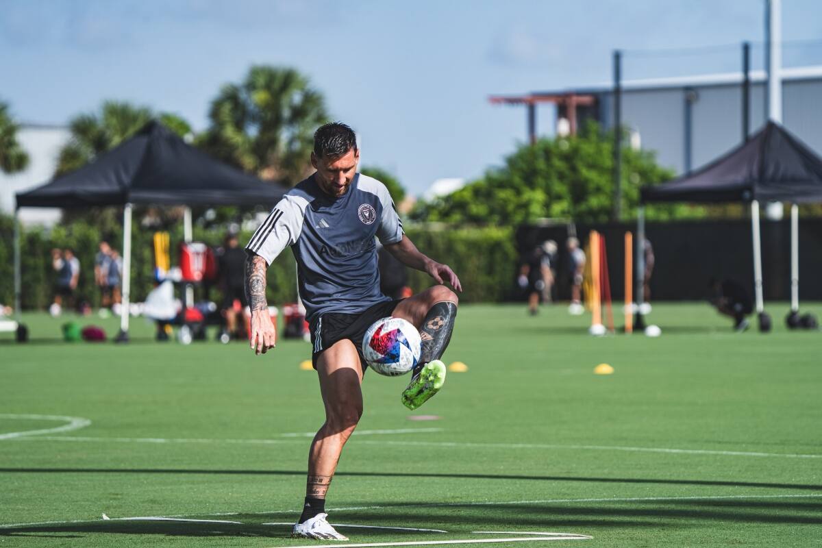 cuenta las horas para jugar su primer partido con el Inter Miami