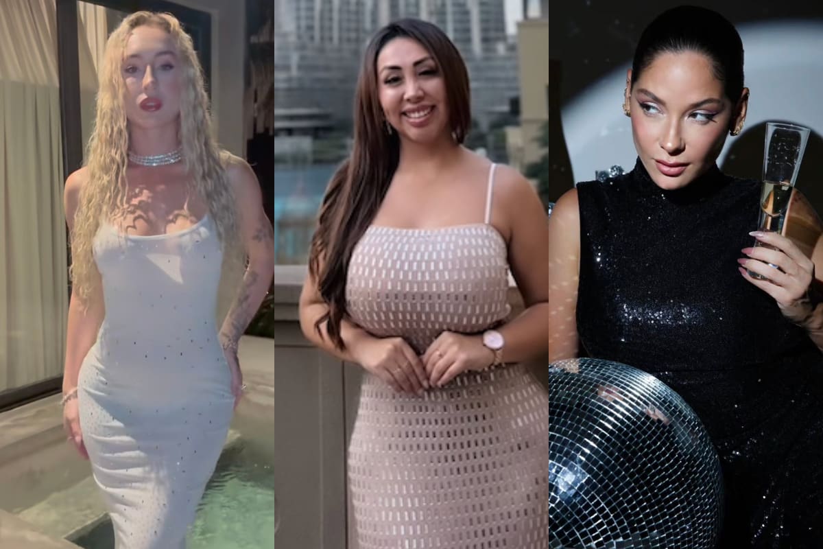 Los famosos arrasaron con sus mejores outfits para esperar el 2026.
