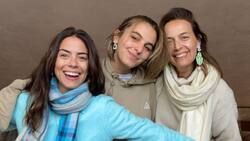 “Mis rocas”: Lorenza Izzo comparte tierna foto junto a su madre, Rosita Parsons, y su hermana, en su matrimonio